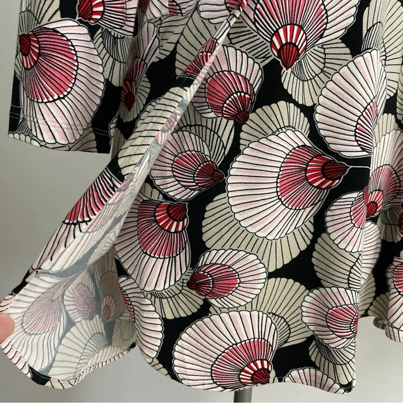 Olsen Amy Tunic Top Shell Novelty Print Round Neck Size 6 Multicolour New - Picture 5 of 12